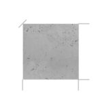 Płyta betonowa ścienna, lekka Grubość 8 mm